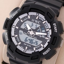 BWC Dual Time B-1218 White Watch